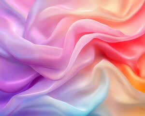 Silk Colorful AI Generator Background