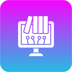 Digital library Icon