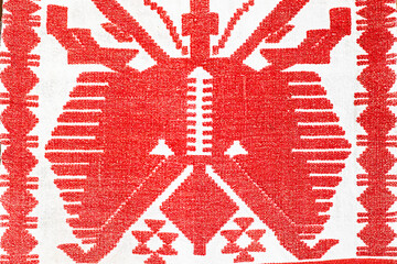  geometric embroidered patterns of eastern Ukraine. Customs and traditions
