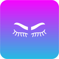 Fototapeta premium Eyelashes Icon