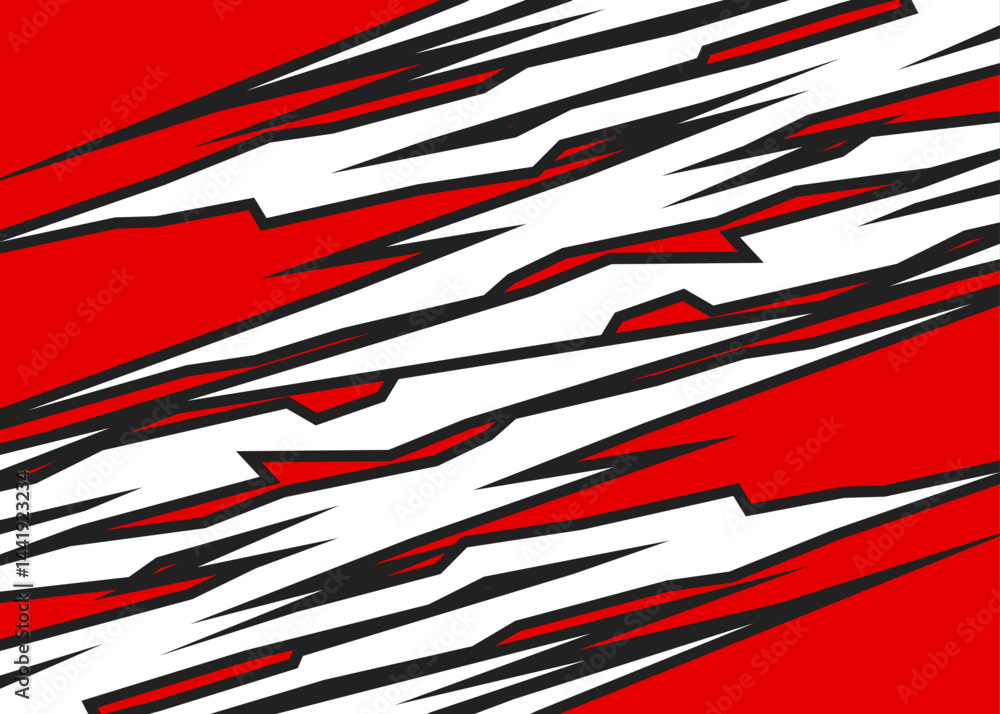 Aufkleber Abstract background with seamless sharp and slash line pattern. Raw scratch pattern