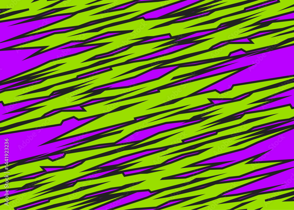 Aufkleber Abstract background with seamless sharp and slash line pattern. Raw scratch pattern