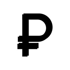 Obraz premium Hand Drawn Currency Symbol