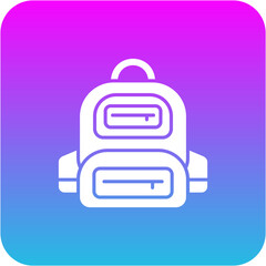 Obraz premium Backpack Icon