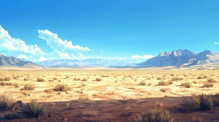 Naklejka premium Desert Vista
