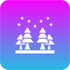 Obraz premium Forest Icon