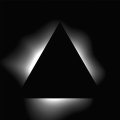 Triangle illuminate light frame