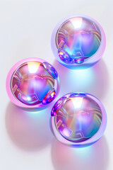 abstract background with bubbles AI generated 