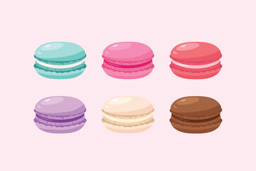 Macarons pastry sweet food dessert