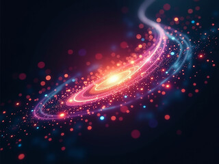 Obraz premium galaxy, bokeh, sky and clouds. magic fantasy graphic element background. For notebook, album, printing on fabric, clothes. Picture for puzzle, background for picture.