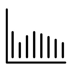Chart icon vector. schedule illustration sign. diagram symbol or logo.