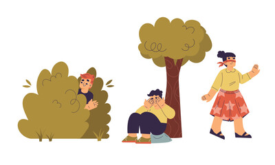 A Playful and Joyful Scene in Nature Featuring Three Unique and Charming Characters