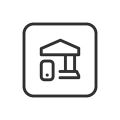 Bank Mobile Icon – Digital Banking & Financial Services on the Go