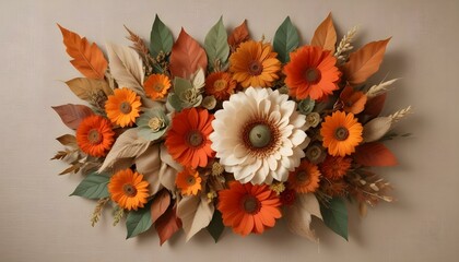 A stunning and lively floral display with bright orange gerbera daisies in an elegant arrangement.