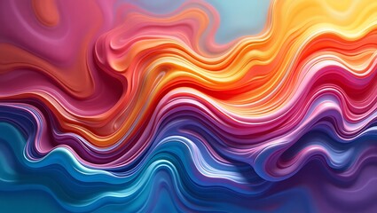 Fototapeta premium Psychedelic Fluid Background