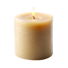Candle isolated on transparent background 