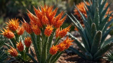 orange flower in the garden