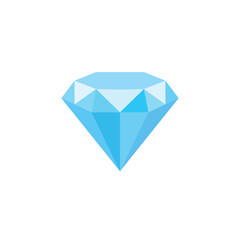 diamond gem stone crystal vector emoji illustration icon symbol sign sparkling