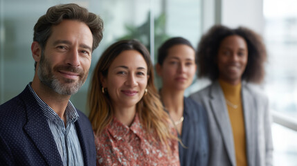 Successful multicultural business team celebrating success in office
