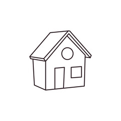 house home real estate building emoji vector symbol sign icon illustration