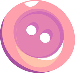 Pink Clothes Button