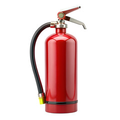 Obraz premium Fire extinguisher isolated on transparent background 