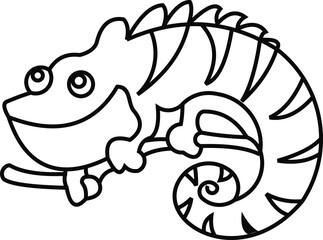 Coloring Animal Line Art