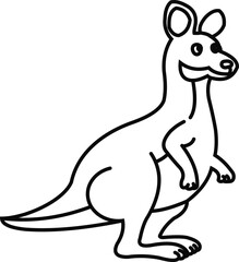 Coloring Animal Line Art