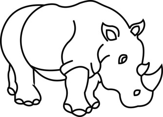 Coloring Animal Line Art