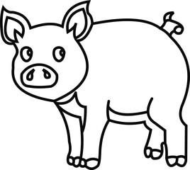 Coloring Animal Line Art