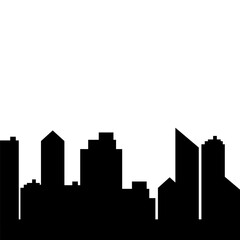 Obraz premium Building Silhouette Minimalist