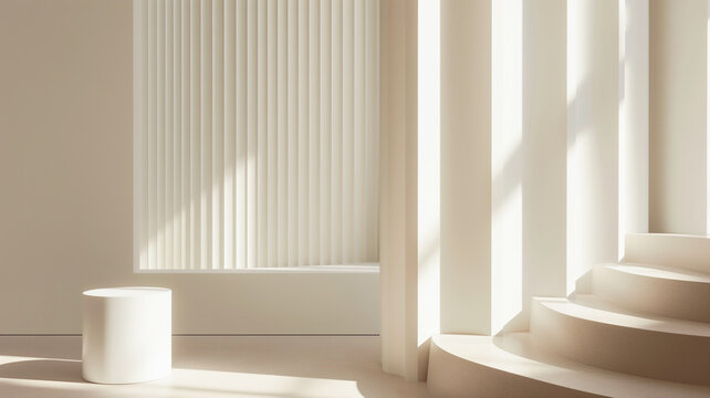 Clean Scandinavian office aesthetic with quiet muted palette and subtle textural details ideal for refined business content