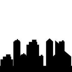 Fototapeta premium Building Silhouette Minimalist