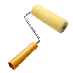 Paint roller isolated on transparent background 