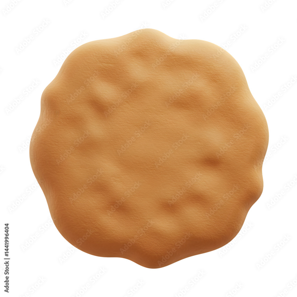 Poster create a yummy cookie with transparent background