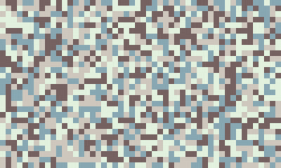 Fototapeta premium Abstract pixelated pattern. Subtle muted tones create a calming, textured background ideal for websites, presentations, or textile design. Modern, versatile, and visually appealing.