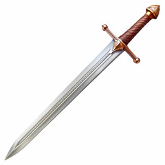 Sword Isolated on White Background