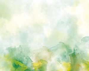 Fototapeta premium Abstract colorful watercolor for background. Digital art painting.