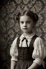 Vintage little girl