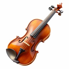 Fototapeta premium violin isolated on white background