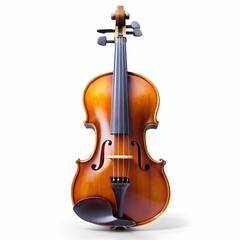 Obraz premium violin isolated on white background