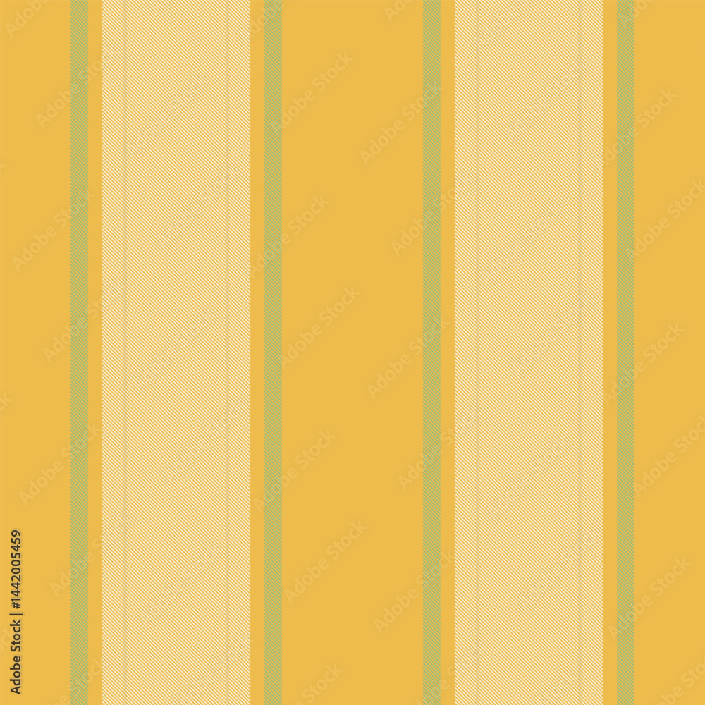Poster elegant vertical stripes in warm gold and muted olive create a sophisticated textile pattern. perfec