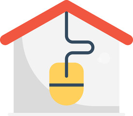 Stay Connected Icon with Mouse Symbol