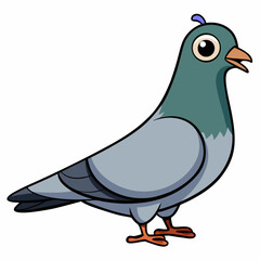 vector illustration of dove