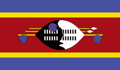 National Flag of Eswatini