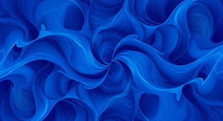 Obraz premium Cobalt's Embrace AI Generated