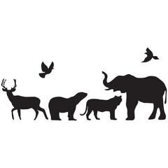 Wildlife Animal Silhouette