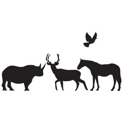 Wildlife Animal Silhouette