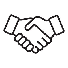 Handshake agreement icon	
