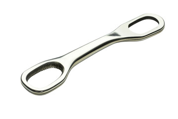 Polished Surgical Instrument Precision Engineered Medical Grade Steel Close Up Product Shot on White